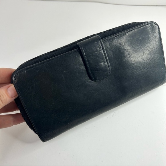 Roots Black Faux Leather Wallet - Picture 7 of 16